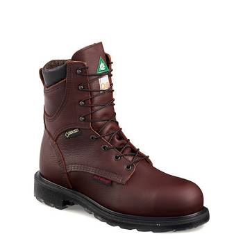 Red Wing SuperSole 2.0 8-inch CSA Safety Toe - Bordove Nepremokave Topanky Panske, RW168SK